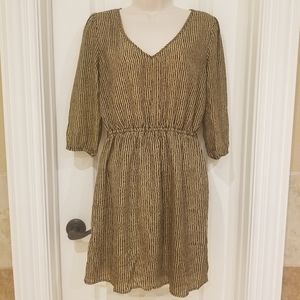 BeBop Tan and Black Dress